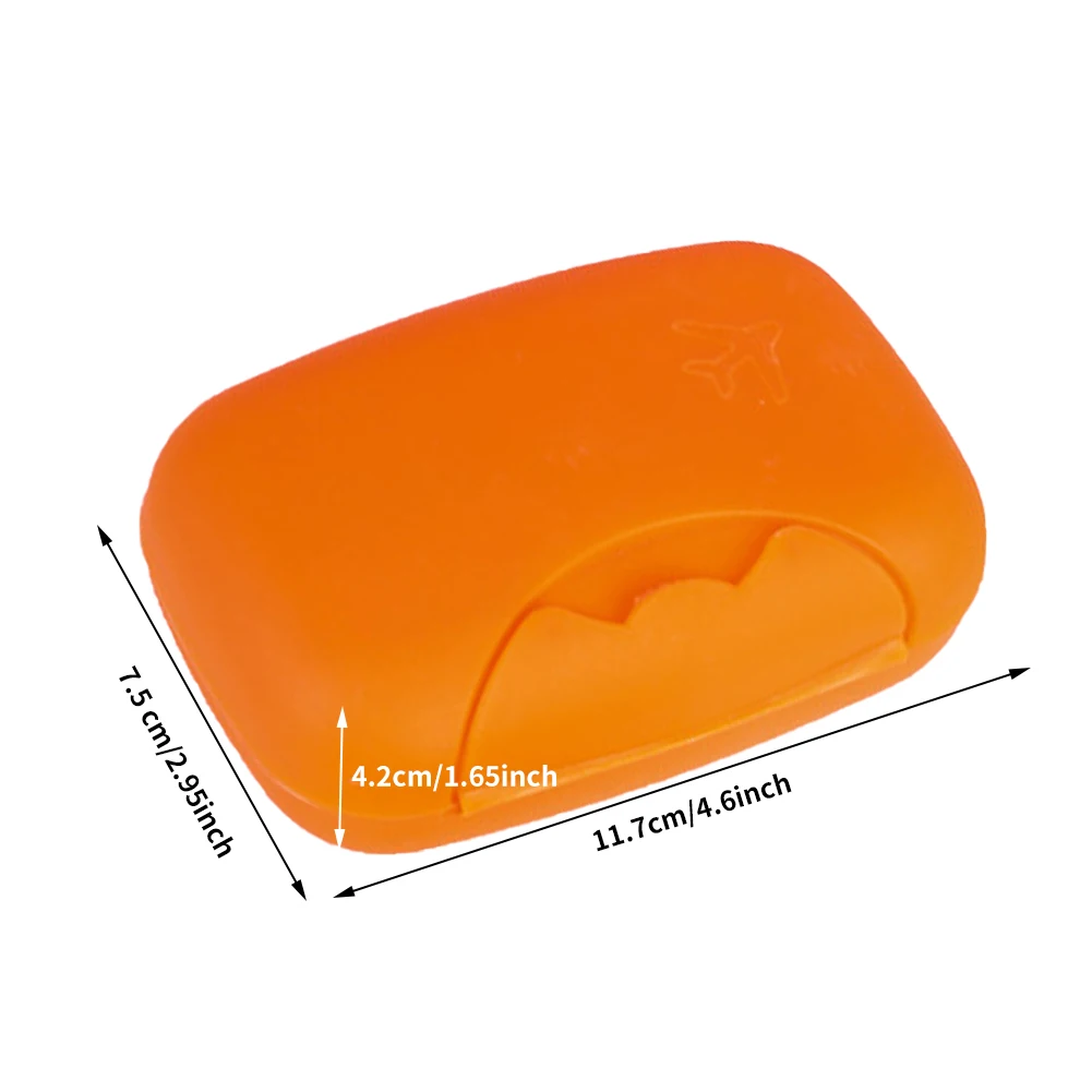 

Holder Case Storage Container Bathroom Dish Soap Box Travel Portable With Lock Easy Clean Accessories Camping Business Trip