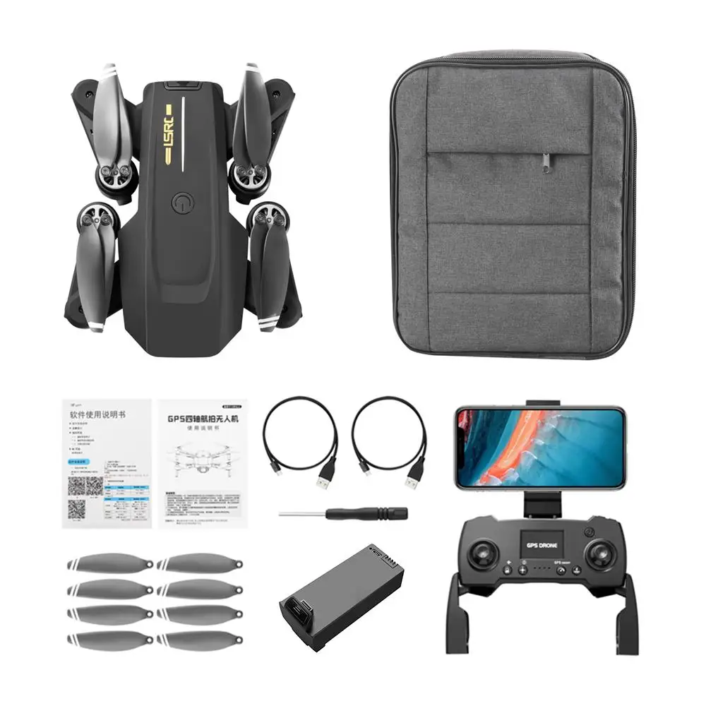 

Ls38 Drone Fpv Gps 5g Wifi 6k Hd Camera Professional Aerial Photography Brushless Motor Rc Collapsible Quadcopter