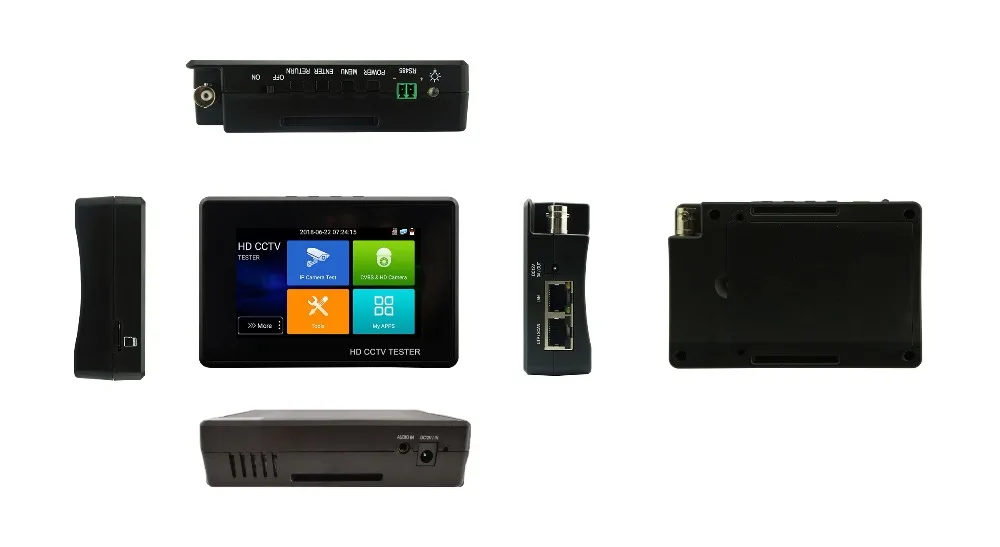 Обновление IPC-1800 плюс IP CCTV камера Камера тестер 5-в-1 H.265 4K IP 8MP TVI 8MP CVI 8MP AHD аналоговые наручные CCTV тестер для контроля уровня сахара в крови с WIF