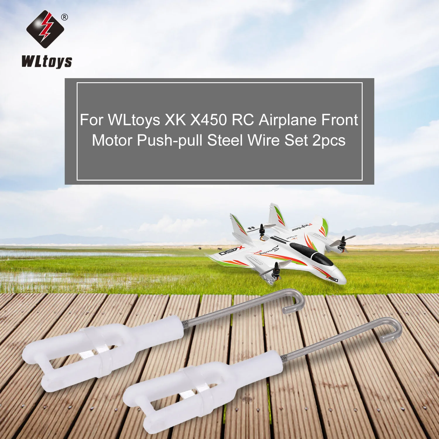 2 шт. WLtoys XK X450 фотовертолет с фиксированным крылом и передним мотором набор из