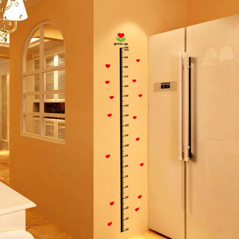 Детские стикеры на стену детский измеритель высоты настенные наклейки для дома