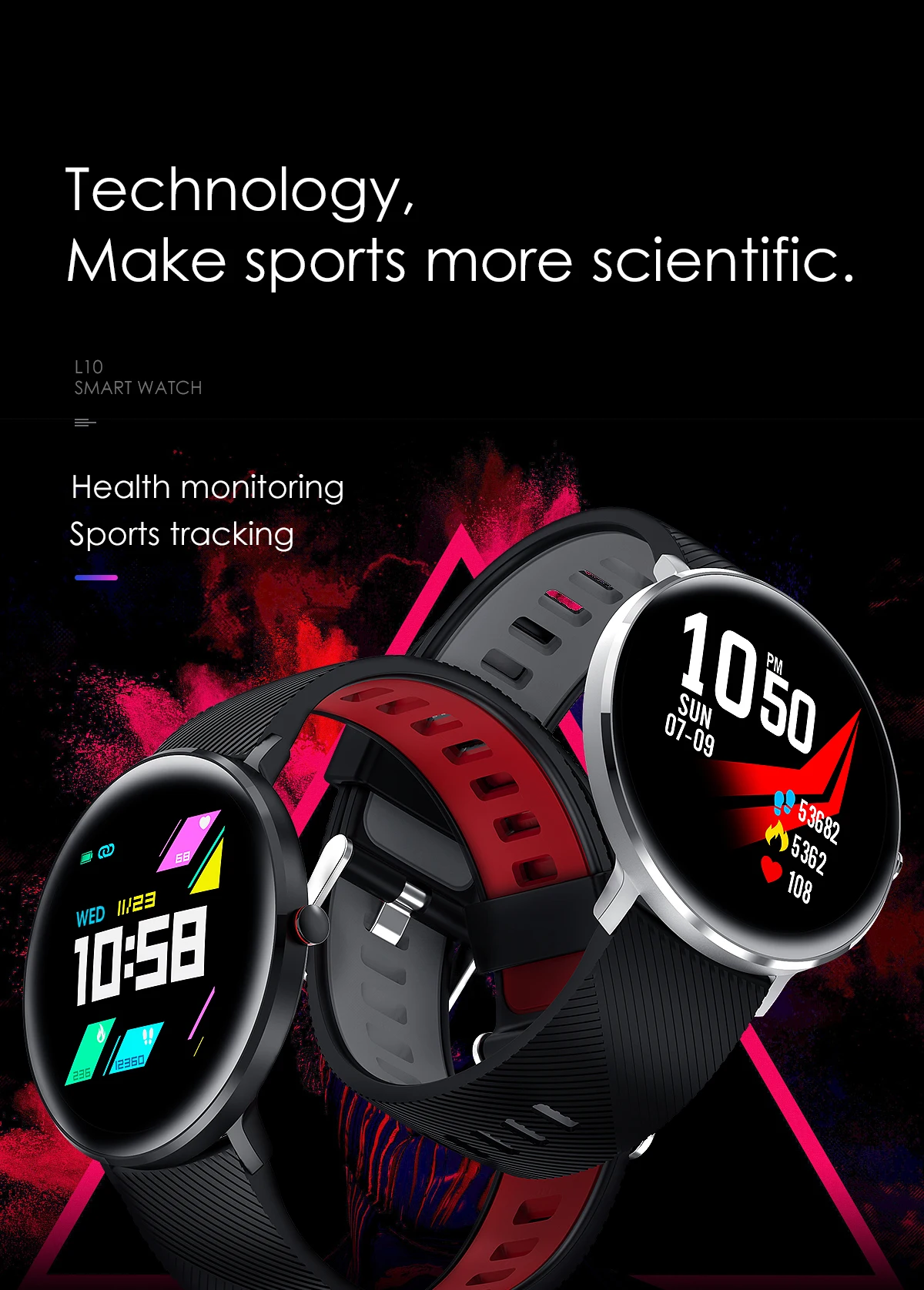 Спортивные Смарт-часы с защитой от потери, IP68, для плавания, Bluetooth, умный Браслет, ЭКГ, пульсометр, кровяное давление, фитнес-трекер, часы