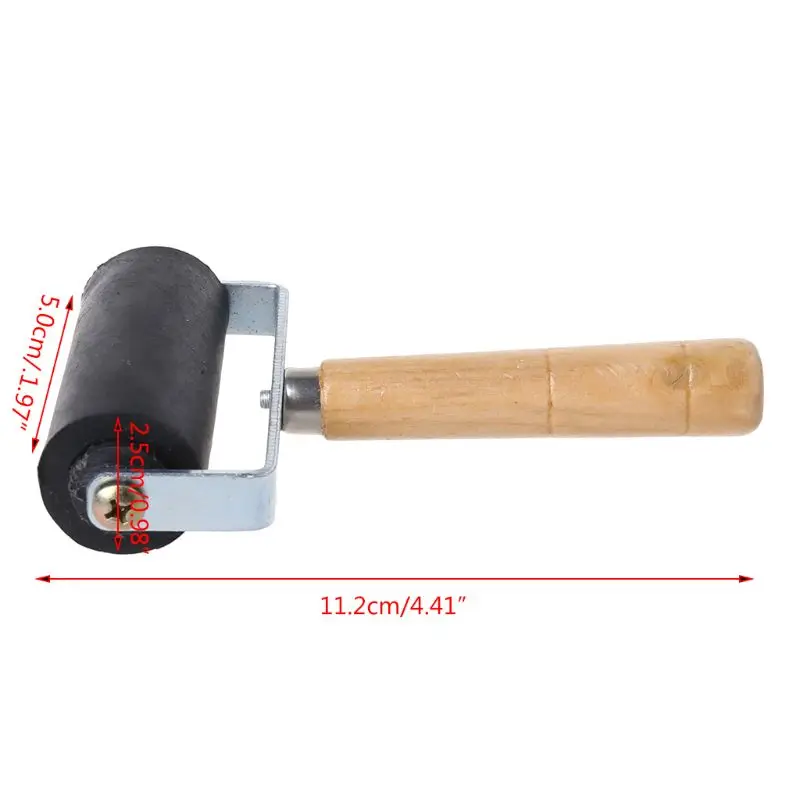 

Painting Roller Rubber Clay Roller Pottery Rolling Pin Modelling Tool Non-Stick Roller Pin Stamping Brayer Art Clay Craft Tools