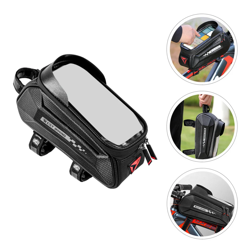 

1pc Bike Front Beam Pouch Bike Riding Beam Bag Riding Accessory
