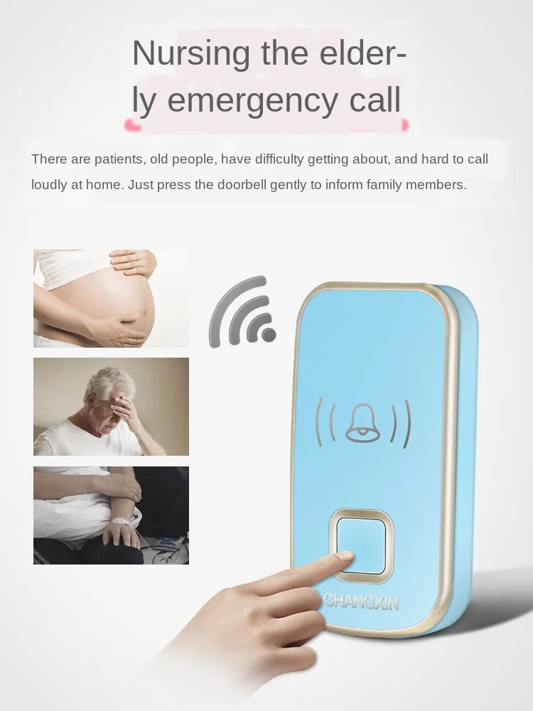 Дверной Звонок беспроводной домашний умный дверной звонок ультра дистанционный