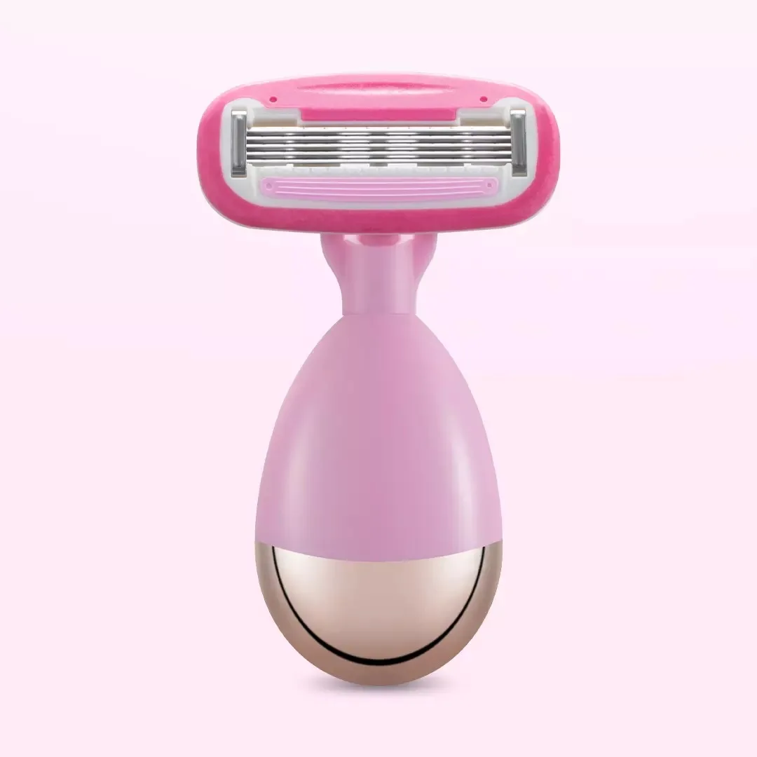

New Xiaomi Mijia Youpin ZhiBai lady razor DL2 pink Manual razor Mini compact five-layer blade magnetically disassembled