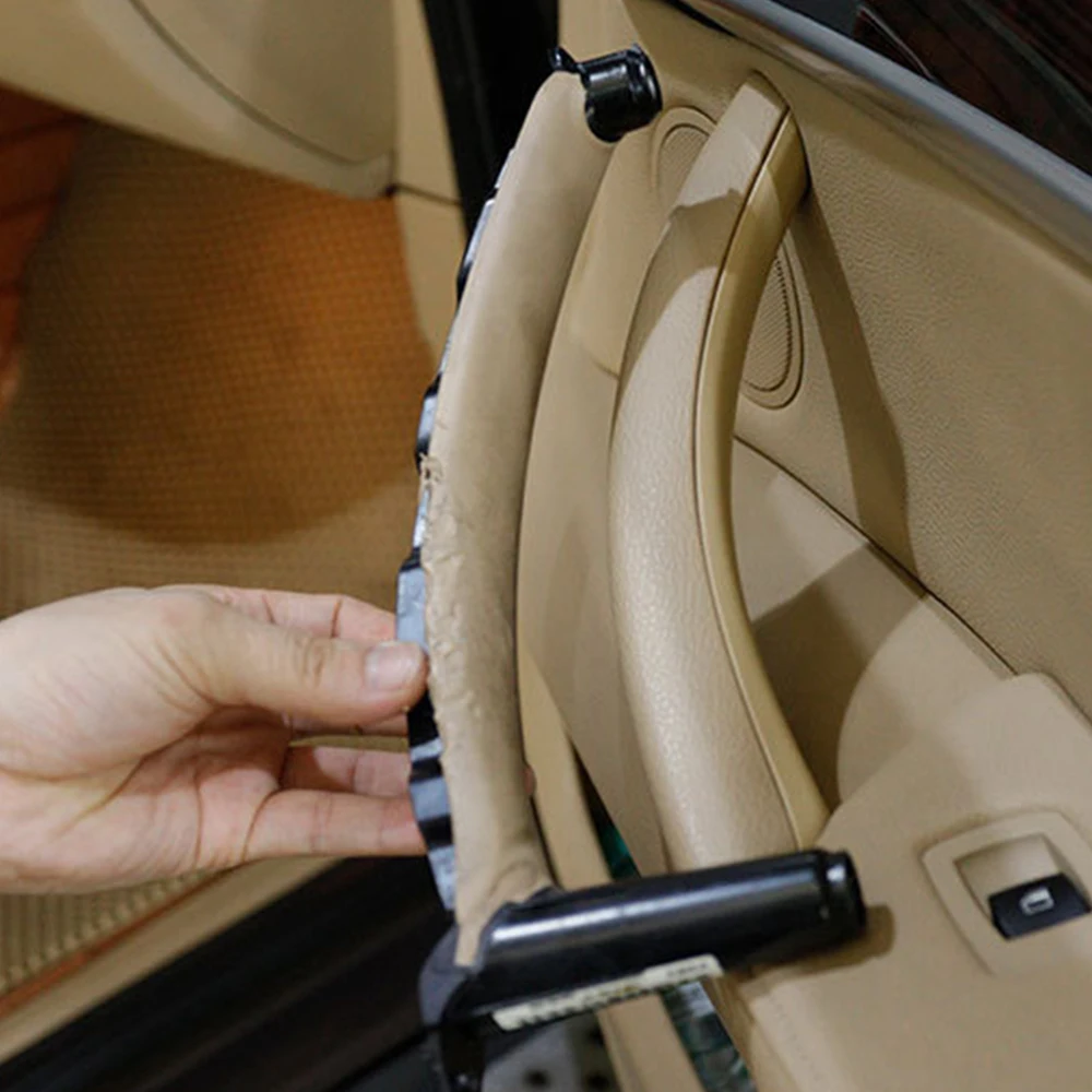 

Новые аксессуары для интерьера автомобиля, накладка на дверную панель правой и левой ручки для BMW E70 X5 E71 E72 X6 SG 2007-2013