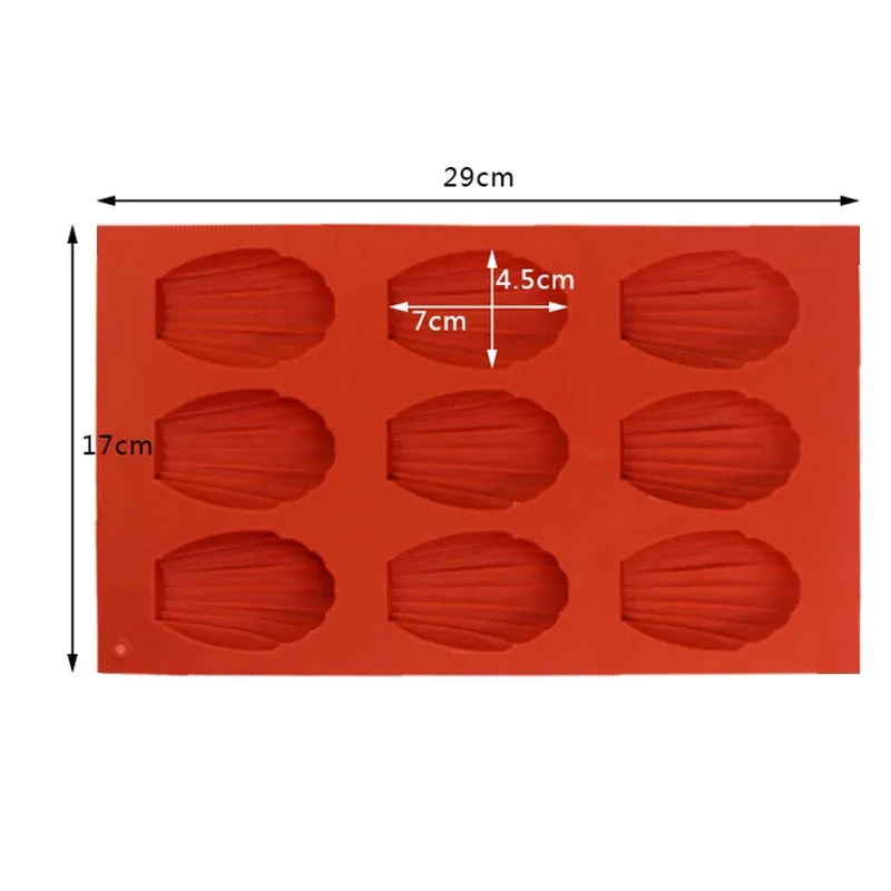 

Madeleine Cake Mould Mini Cake Pan Biscuit Baking Pan Food grade silicone Bakeware Tools DIY Cookie Tray Kitchen Accessories