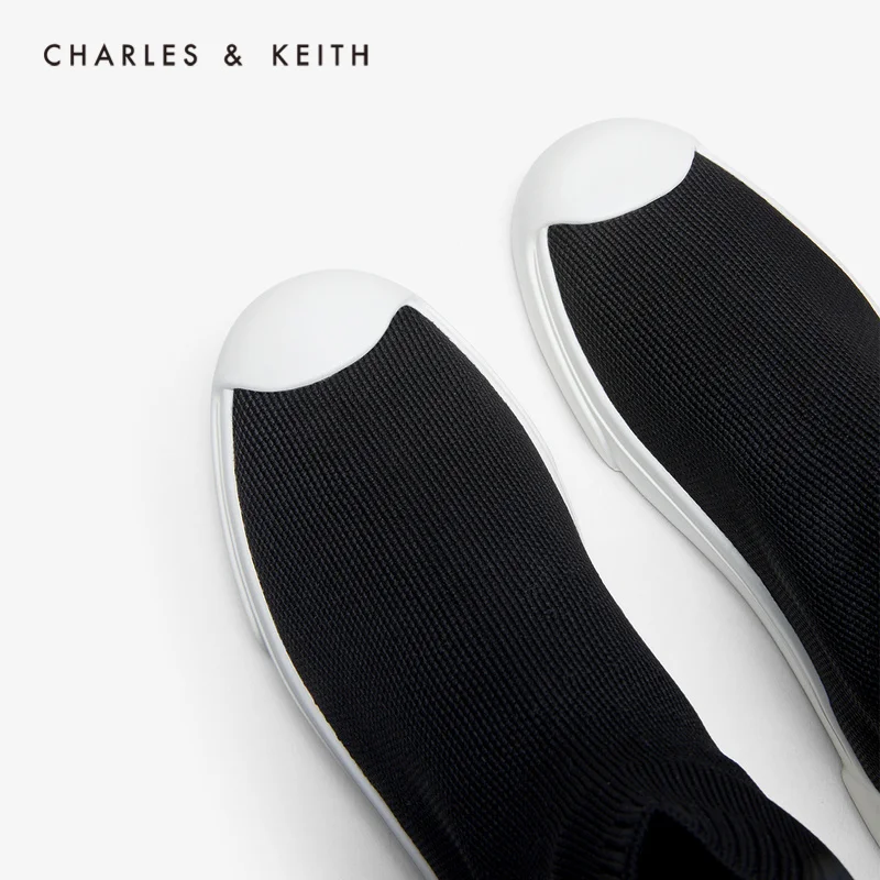 CHARLES＆KEITH Новинка 2020CK1 71650003Женские Кроссовки Без застёжки модные женская обувь