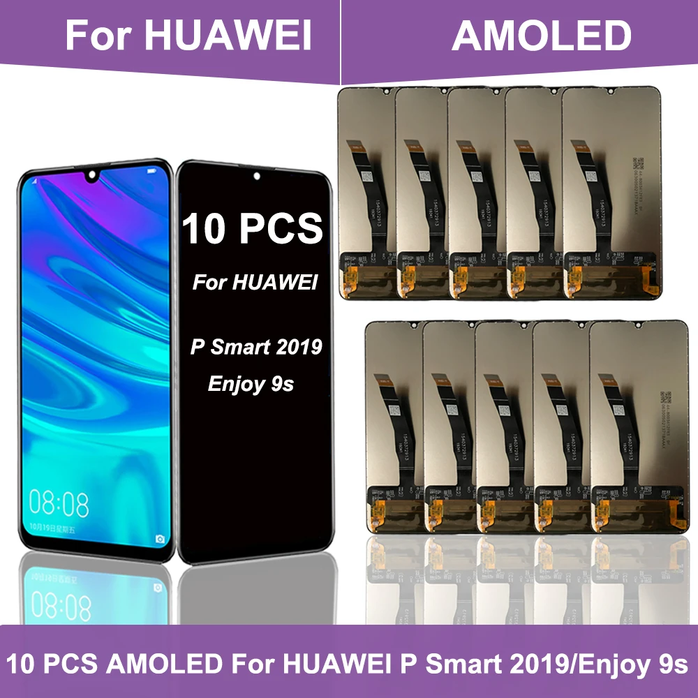 

Wholesale 10 pcs LCD For Huawei P Smart 2019 LCD LCD Screen Display For P Smart 2019 LCD Enjoy 9S Screen POT-LX1 L21 LX3
