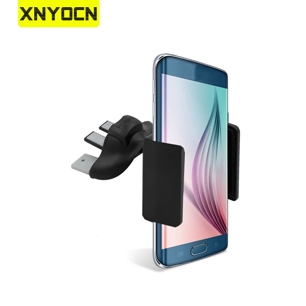 Фото Универсальный автомобильный держатель для телефона Xnyocn с CD-слотом, подставка для автомобильного вентиляционного отверстия, подставка для ... №1