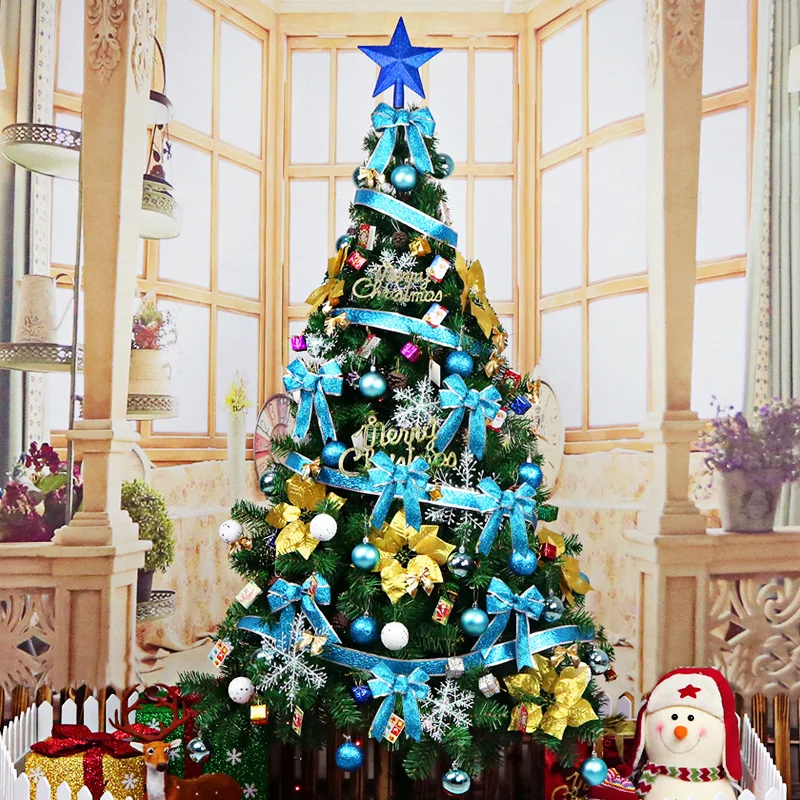 Рождественская елка 1 8 м роскошпосылка упаковка шифрование светящаяся большая