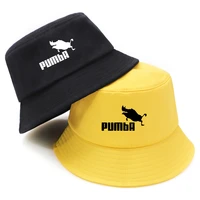 brand letter print folding bucket hats for mens fashion sunscreen fishing hat woman street headwear panama hat adult bob chapeau