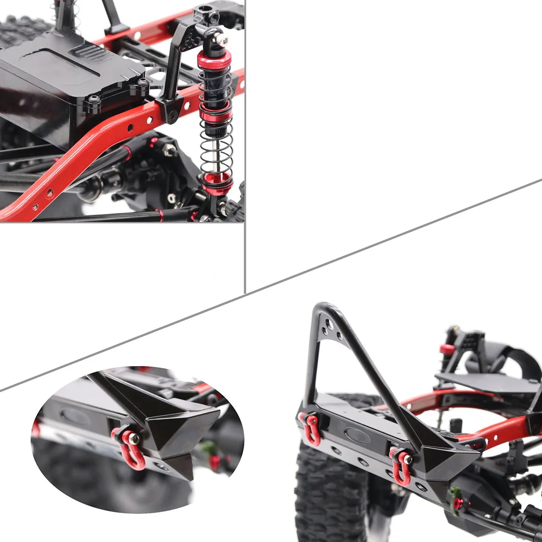 Upgrade Version 313mm Wheelbase Frame Chassis with Reverse Transmission Portal Axle for 1/10 AXIAL SCX10 RC Crawler Car | Игрушки и