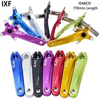 ixf mtb bicycle crankset 104bcd mountain bike 170mm crank arm sprocket 32t 34t 36t 38t deckas chainring for shimano giant