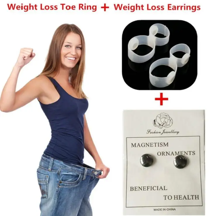 Магнитные серьги для похудения магнитное кольцо пальцев ног сжигание жира