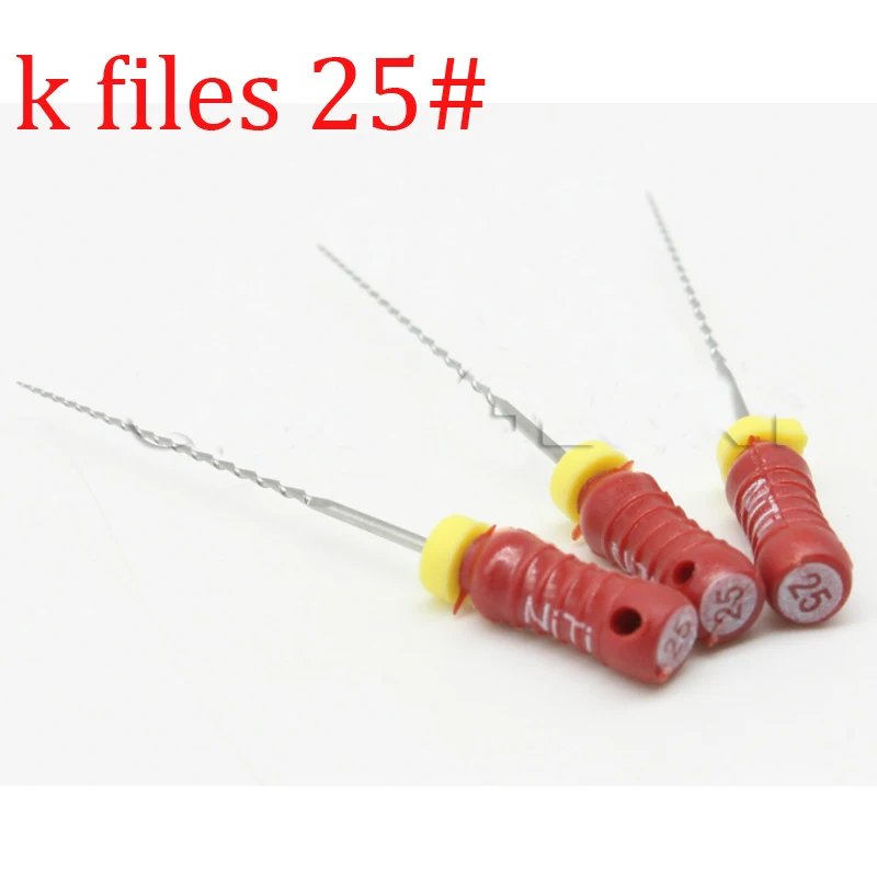 10 коробок стоматологический Эндодонтический корневой канал K файл (Ручное