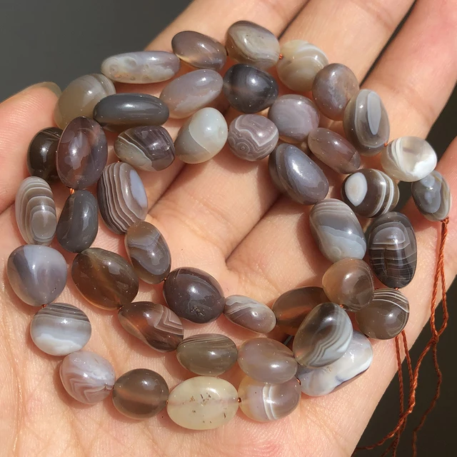 Бусы из камня Агата 8 10 мм натуральной Ботсваны бусины неправильной формы для