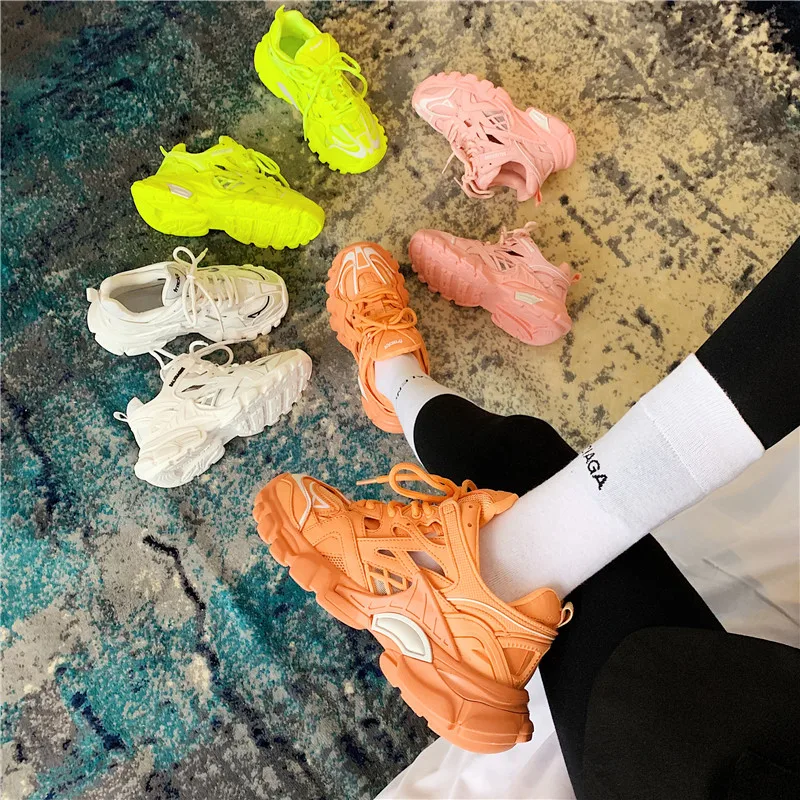 

Brand Design Chunky Sneakers for Women 2021 Summer Women's Colorful Shoes Breathable Lightweight Ladies Dad Shoes Classic Shoe