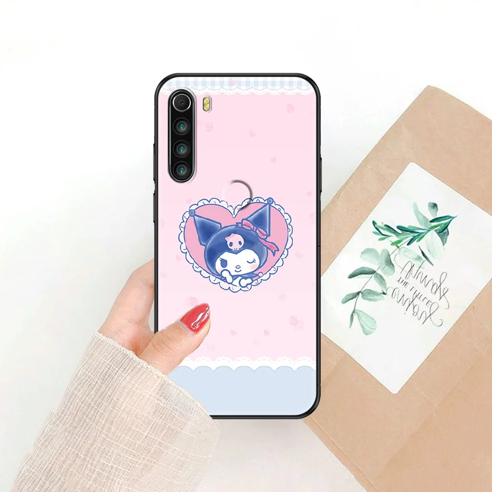 

Cartoon Kuromis Phone case For Xiaomi Redmi Note 7 7A 8 8T 9 9A 9S 10 K30 Pro Ultra black silicone coque luxury Etui art hoesjes
