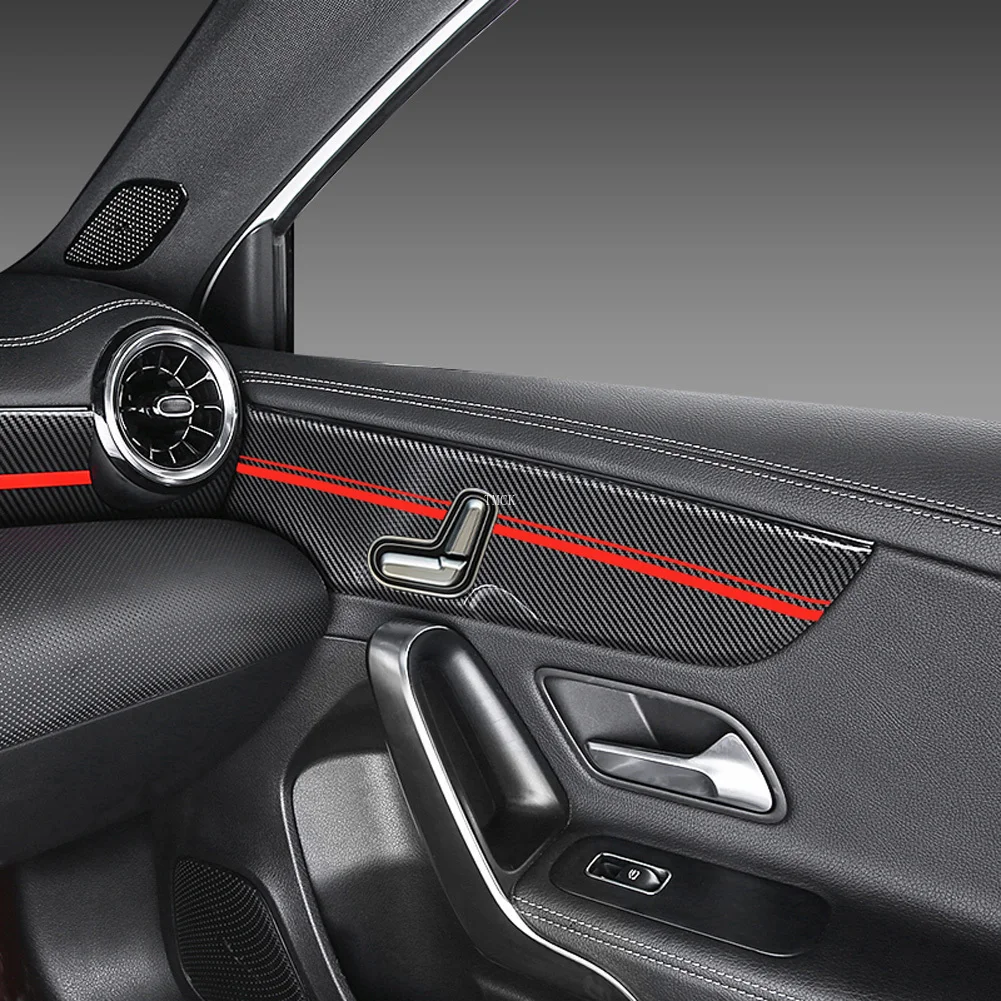 2 шт. для Mercedes Benz A Class W177 V177 A180 A200 A220 A250 2019 декоративная панель передней двери