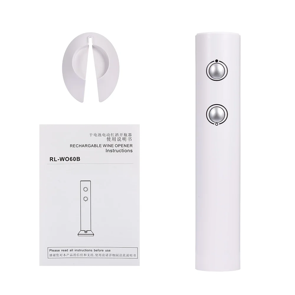 

Electric Wine Opener Automatic Electric Wine Bottle Corkscrew Opener with Foil Cutter Automatic Corkscrew and Foil Remover