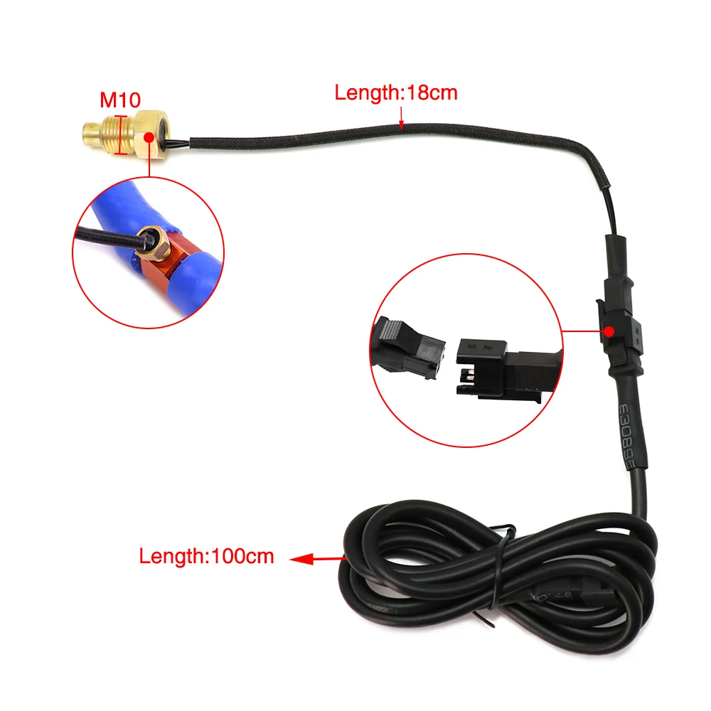 ZSDTRP Универсальный KOSO i-индикатор передачи водонепроницаемый красный/синий ЖК