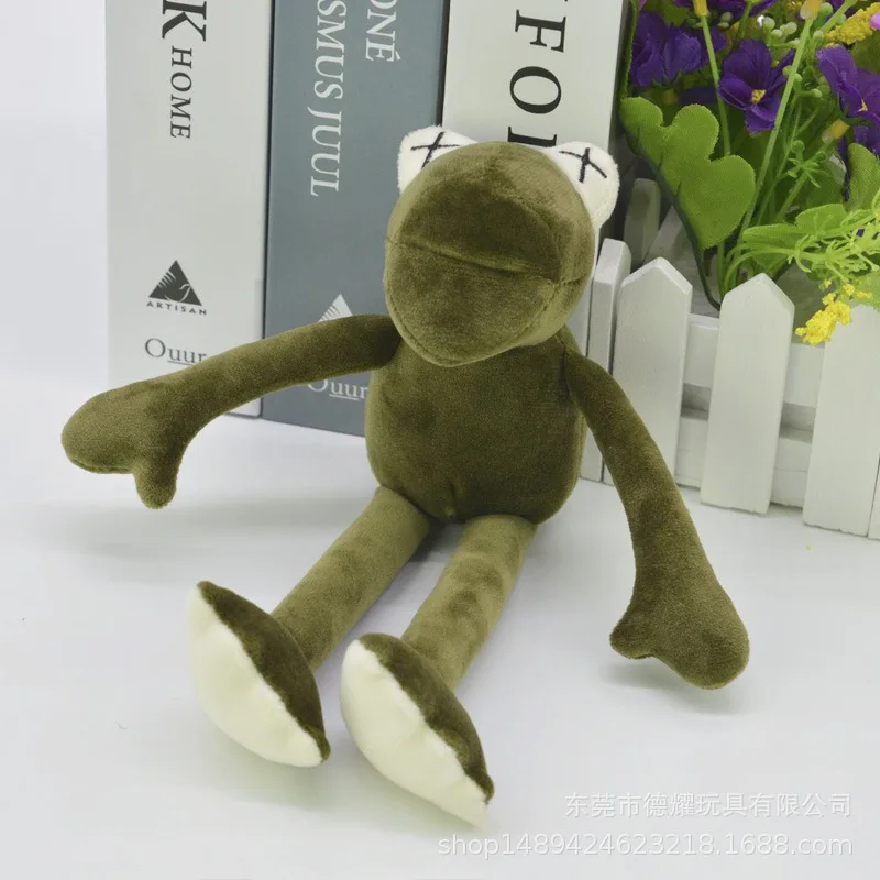 Игрушки плюшевые INS 20 см длинные ножки куклы-лягушки мягкое животное