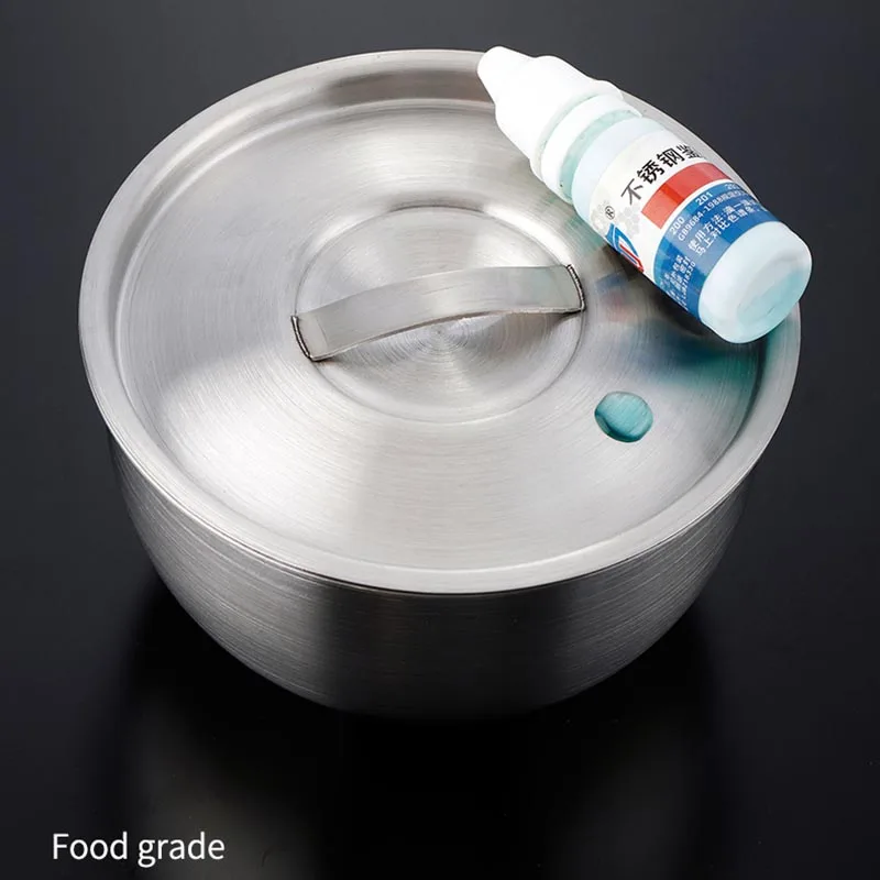 1 шт. термостойкая нержавеющая сталь контейнер для еды на пару миска яиц с крышкой