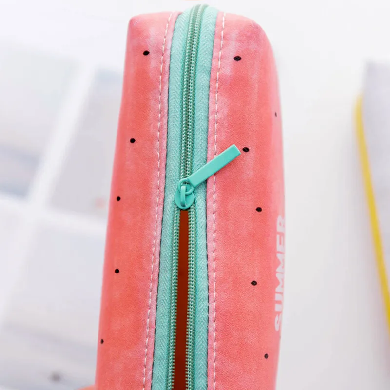 1 шт. мультяшный пенал с фруктами арбуз ананас клубника чехол для карандашей