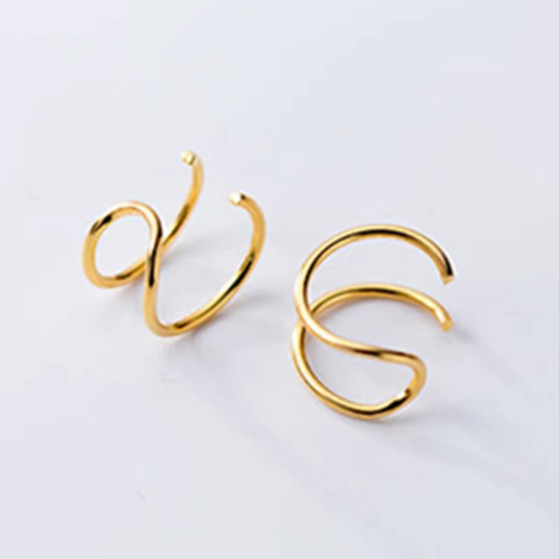 

Женские серьги-Клипсы из серебра 925 пробы, в Корейском стиле