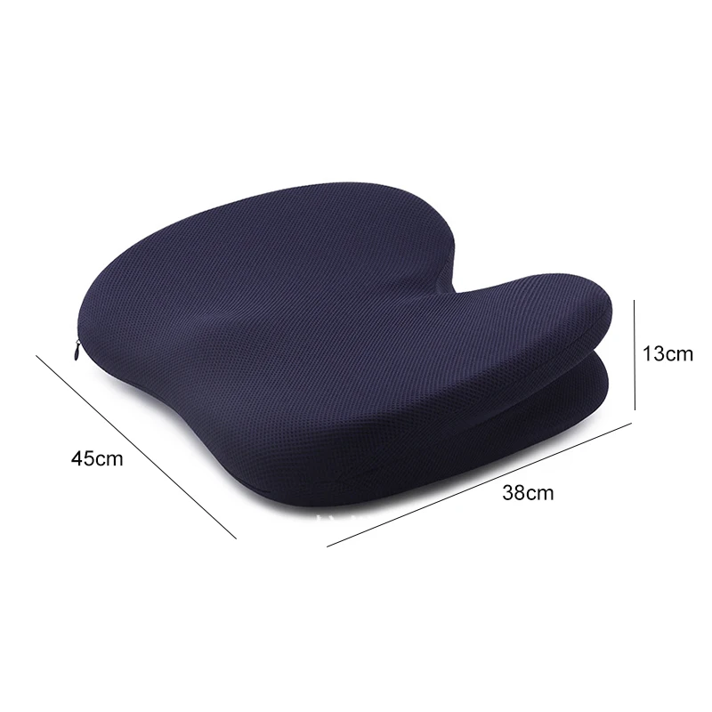 

Peiduo Comfort Seat Cushion - Non-Slip Orthopedic 100% Memory Foam Coccyx Cushion for Office Chair Car Seat Computer Chair