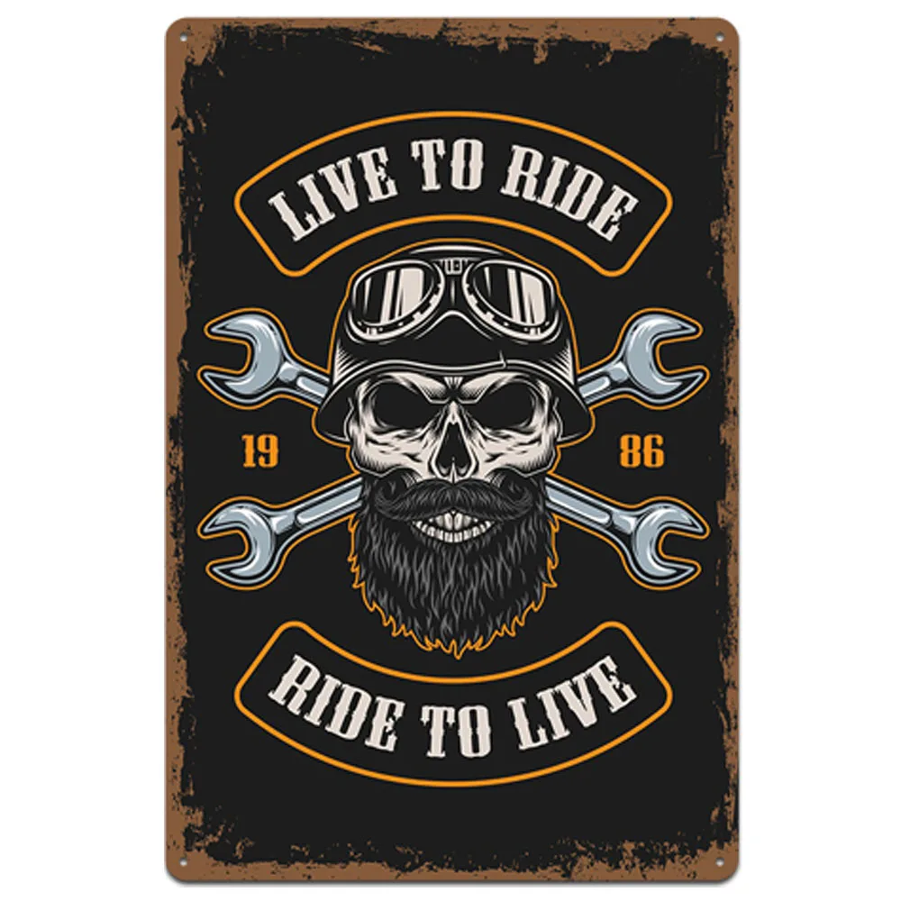 Инструменты для гаража жестяная вывеска ручной инструмент винтажный