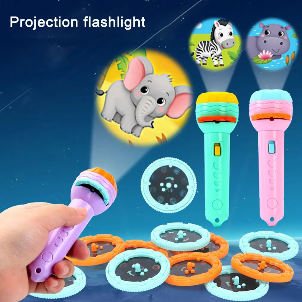

Projector Flashlight Early Childhood Education Toy Birthday Or Christmas Gift 24 Patterns Kids Flashlight