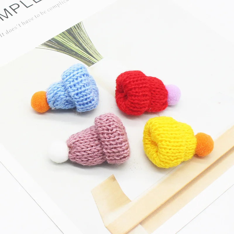 20 шт. Творческие аксессуары для одежды сделай сам миниатюрные плюшевые шапки