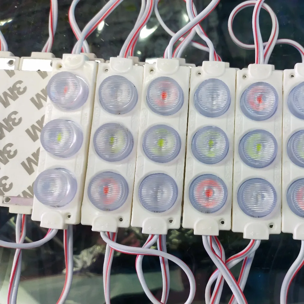 

200PCS 1.5W LED Module injection lens Super Bright Advertising Light IP65 Waterproof Sign Backlight