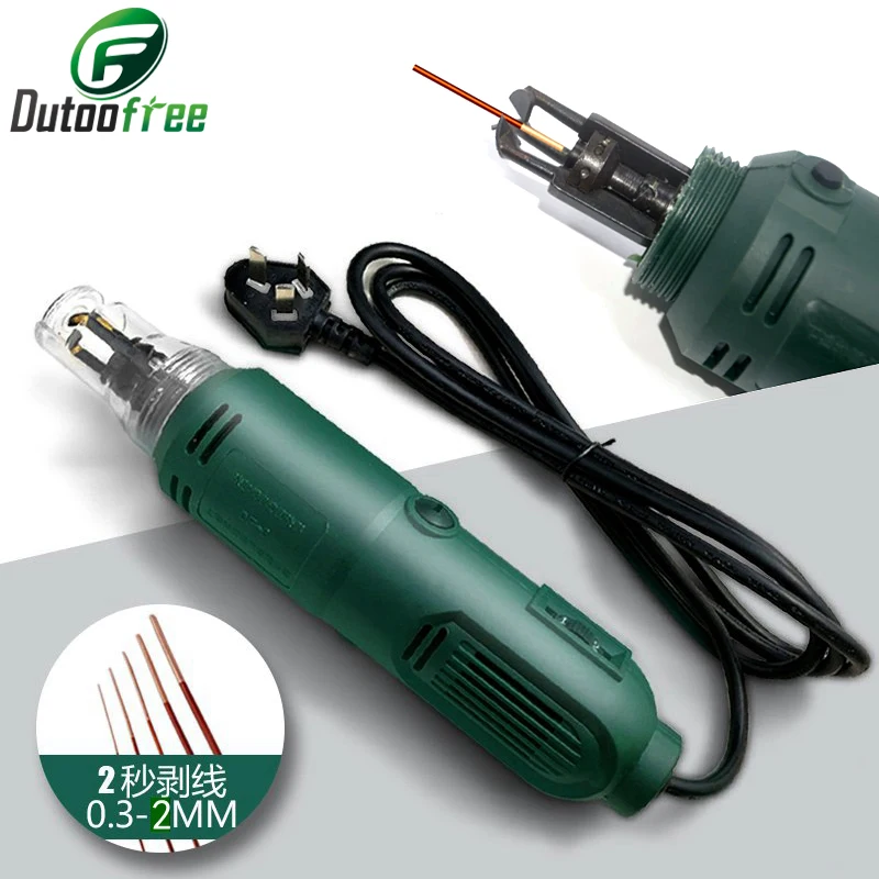 0.3-2mm Varnished Wire Stripper 6 Speeds Enameled Copper Stripping Machine 110V US / 220V EU Plug | Инструменты