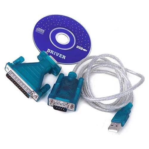 Oem USB 2 0 для Rs232 серийный Com DB9 кабель + 25 контактный разъем 9 Женский адаптер