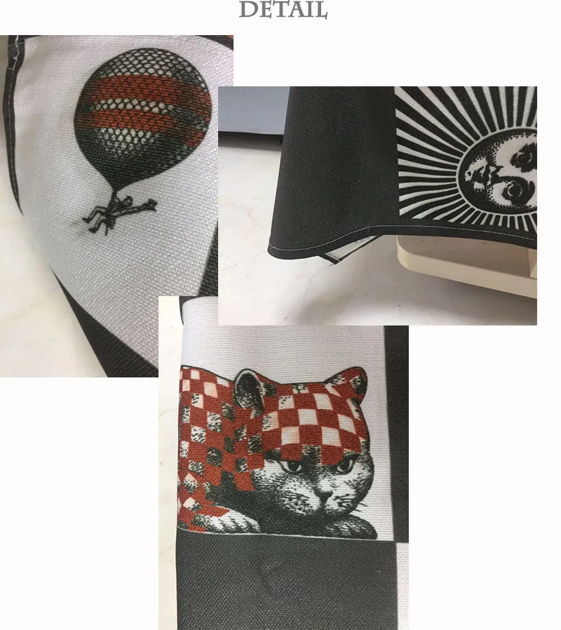 Винтажная Европейская скатерть с принтом Fornasetti, водонепроницаемая, Классическая, шахматная доска, покрытие для стола, декор для гостиной, столовая скатерть