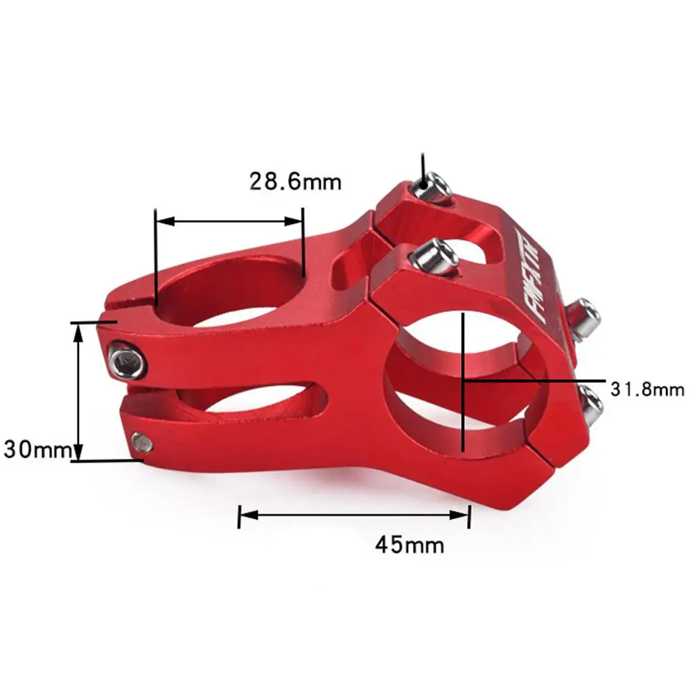 New High-Strength Stem Lightweight 31.8mm Bike adjustable for MTB Mountain Road Extension Bicycle Wheel Steering | Спорт и