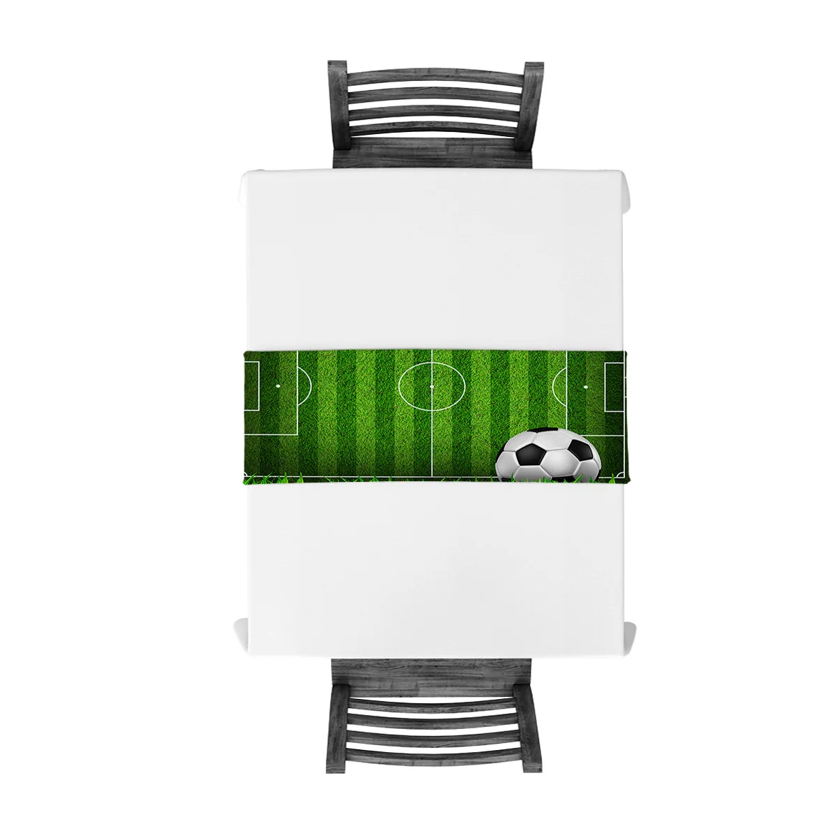 Modern Table Runners Soccer Football Game Competition In Gymnasium Runner Home Decor Tablecloth Wedding Party | Дом и сад
