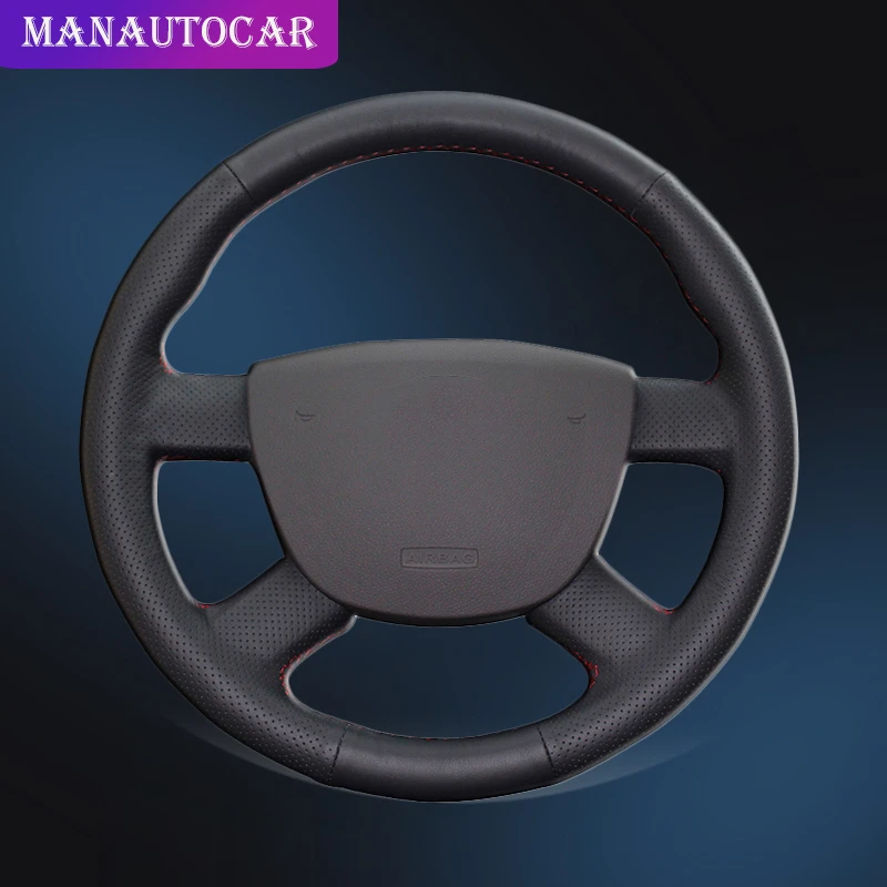 Автомобильная оплетка на руль для Ford Focus 2 2005 2011 Kuga 2008 C MAX 2007 2010 кожаные чехлы