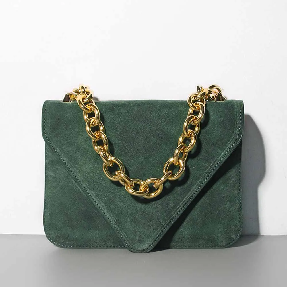 

Fashion Women Shoulder Bag Velvet Frosted Genuine Leather Luxury Designer Bag Female Chains Replica Handbags and Purses 2021