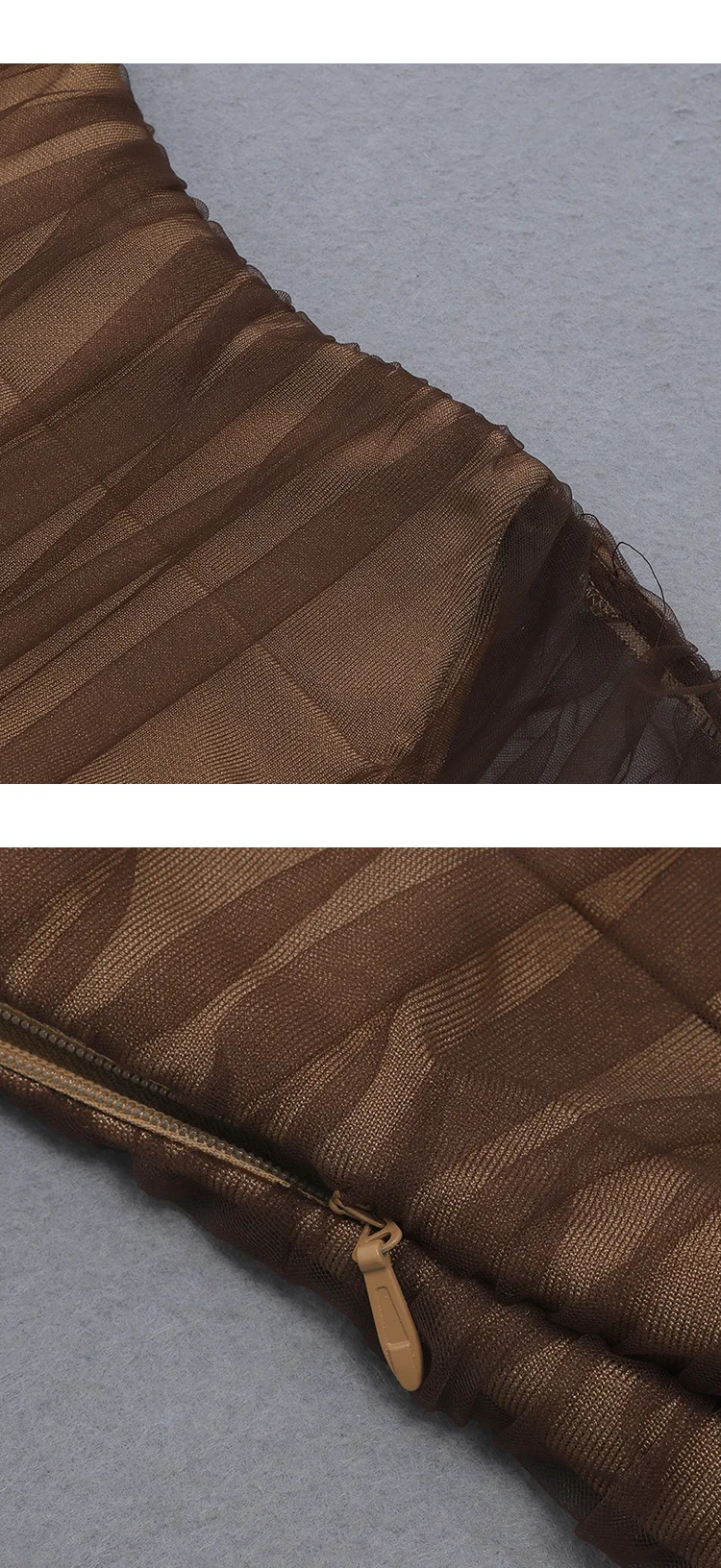 

High Quality Women Summer Dress Sexy Bodycon Dress Sheer 2021 Brown See Through Mesh Dress Elegant Wedding Evening Party Dress