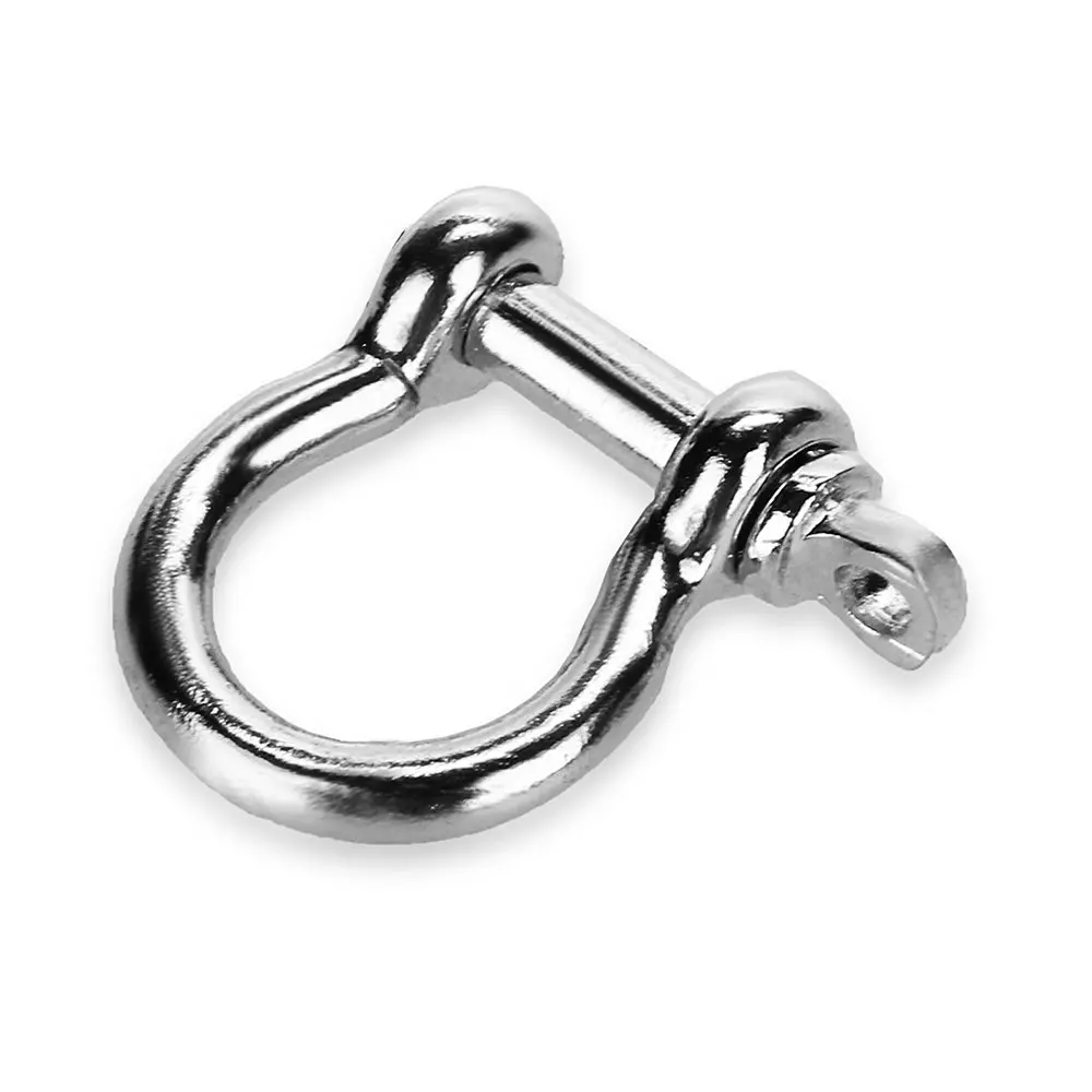 10 шт. круглая форма из нержавеющей стали Якорная Скоба наружная веревка Паракорд