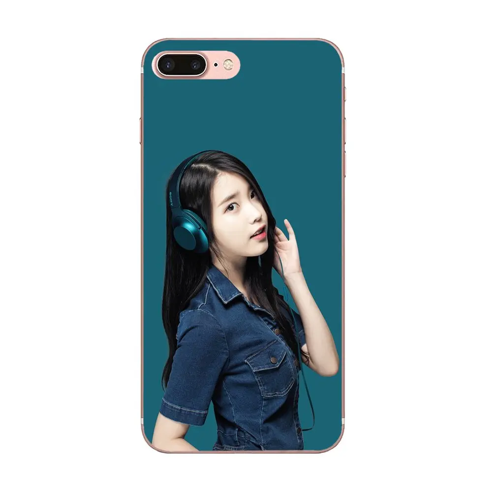 Iu Lee Ji Eun для samsung Galaxy Note 5 8 9 S3 S4 S5 S6 S7 S8 S9 S10 5G mini Edge Plus Lite Мягкий ТПУ ультратонкий |
