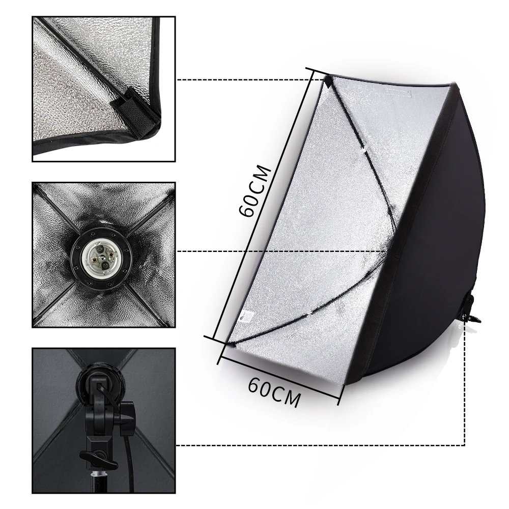 Комплект освещения для студийной фотосъемки Softbox Arm видео и YouTube непрерывное