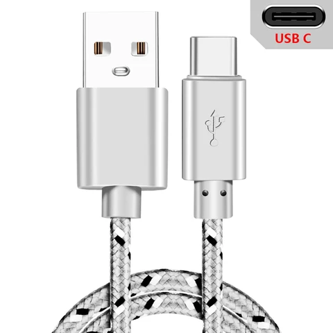 Кабель USB Type-C для быстрой зарядки, 1/2/3 м