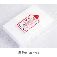 640pcs new portable nail art wipes manicure polish wipes cotton lint cotton pads paper acrylic gel tips