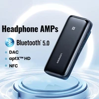 bluetooth 5 0 receiver usb dac 3 5mm aux wireless audio headphone amplifier nfc aptx ll hd bluetooth 5 0 adapter for pc phone